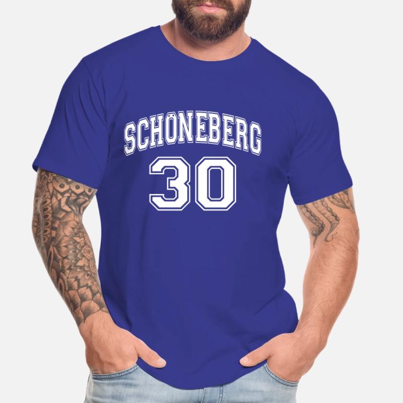SCHÖNEBERG 30 Nostalgia Design Code postal du quartier de Berlin T-shirt bio Premium Homme