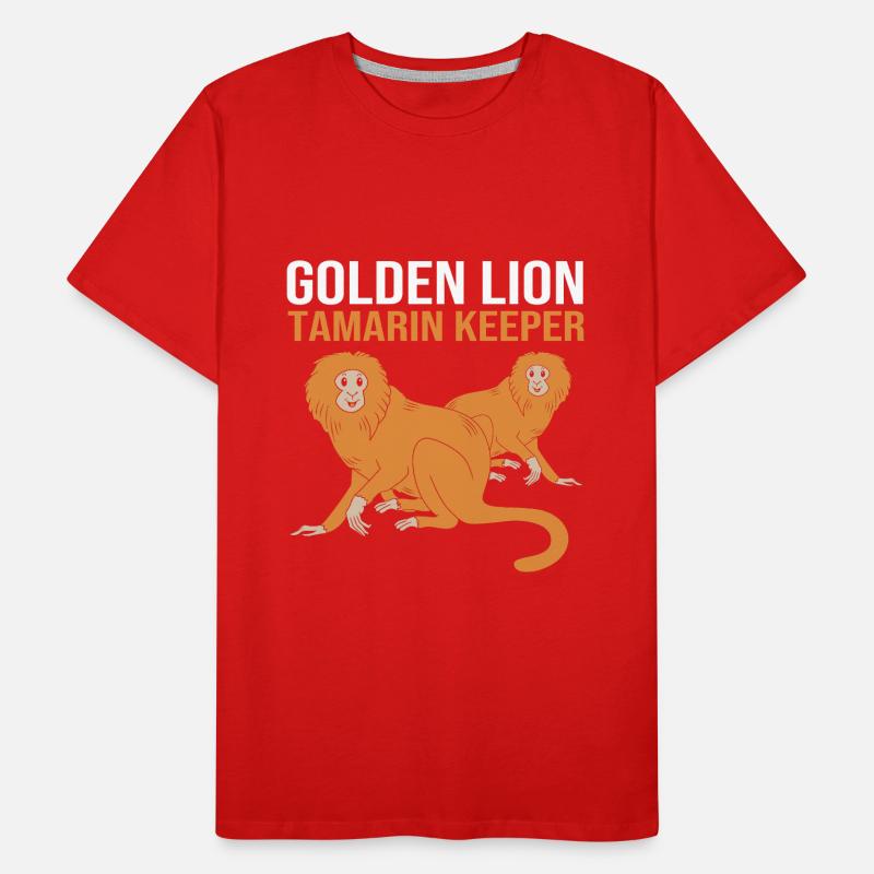 Tamarin Monkey Monkey Monkey Monkey Face Men's Premium Organic T-Shirt