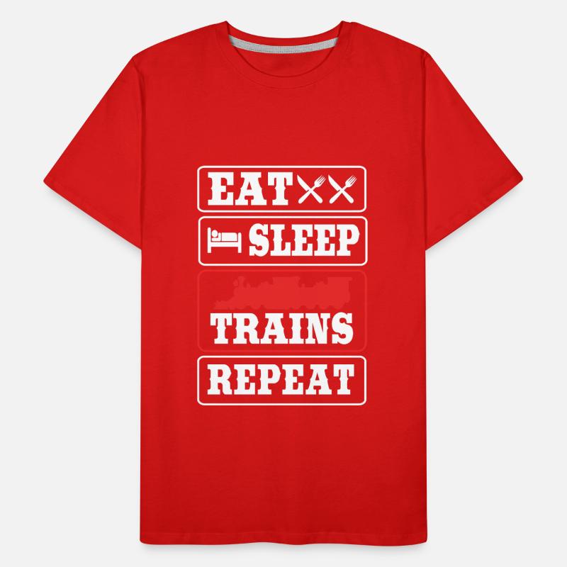 Model Railway Model Making Model Maker Men's Premium Organic T-Shirt