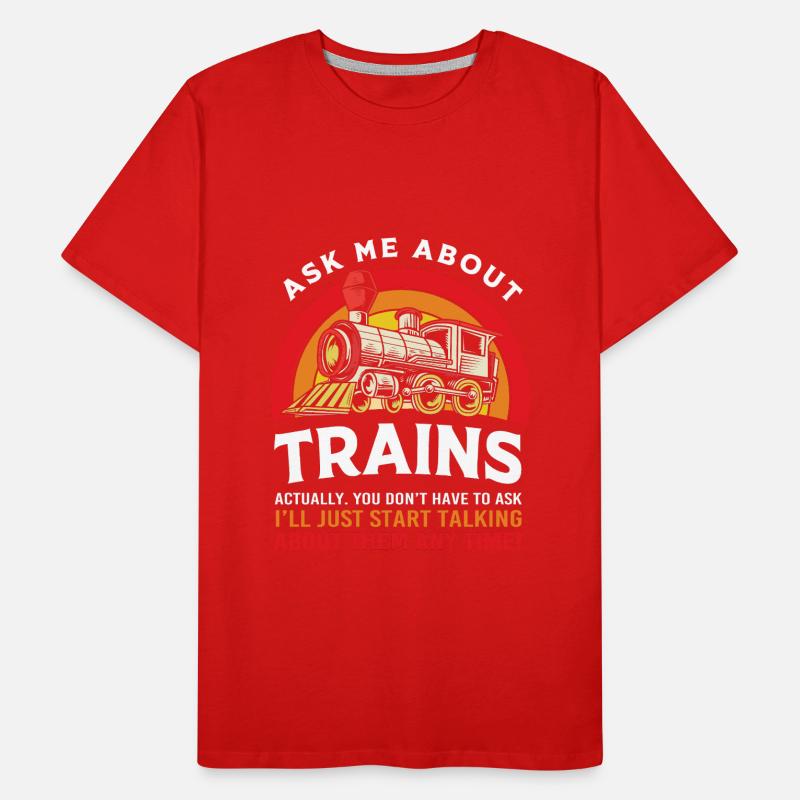 Model Railway Model Making Model Maker Men's Premium Organic T-Shirt