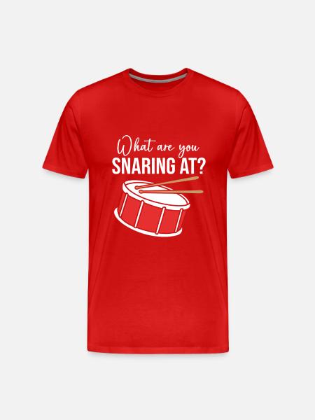 Drums Drummers Drumsticks - Men's Premium Organic T-Shirt - red