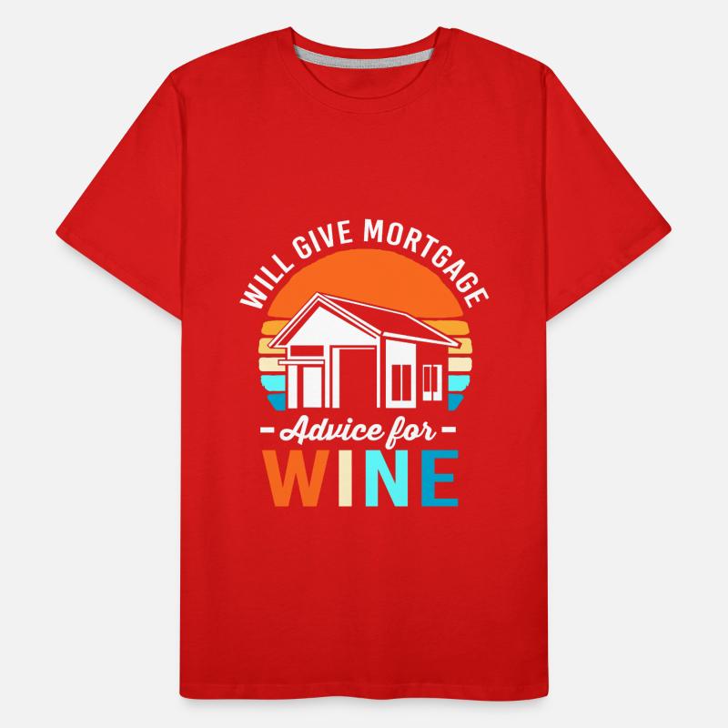 Schulden Eigentumswohnung Hypothek Männer Premium Bio T-Shirt