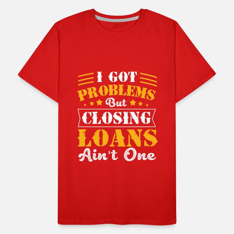 Schulden Hypothek Eigentumswohnung Männer Premium Bio T-Shirt