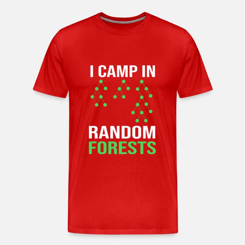 Programmer Coder GPT - Men's Premium Organic T-Shirt - red