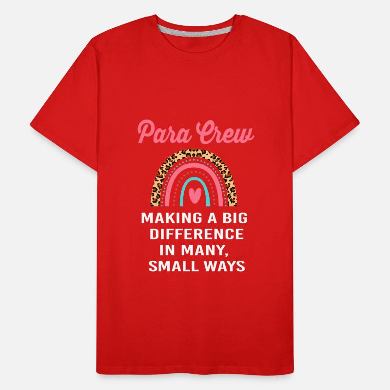 Paraeducator Lehrerassistent Paraprofessional Männer Premium Bio T-Shirt