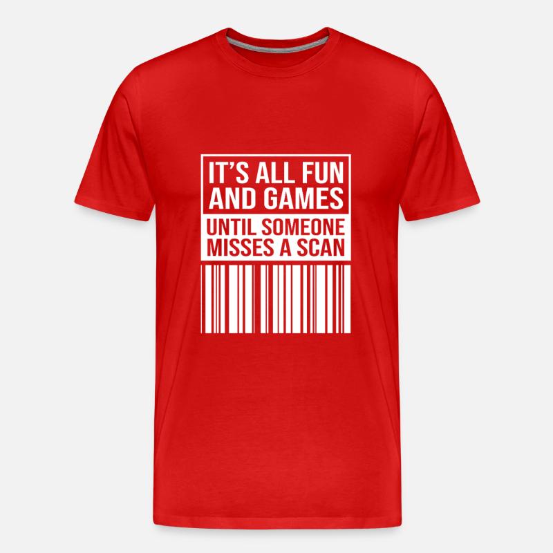 Cachet de la poste - T-shirt bio Premium Homme - rouge