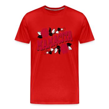 Mamacita Funny Mothers Day Spanish Mama Latina - Men's Premium Organic T-Shirt - red - Front - Damien (186cm)