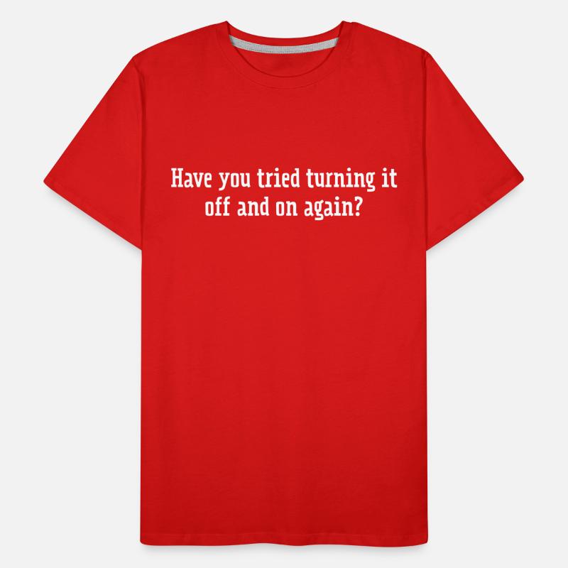 Off And On Again Männer Premium Bio T-Shirt