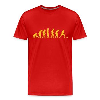soccer Evolution - T-shirt bio Premium Homme - rouge - Devant - Damien (186cm)