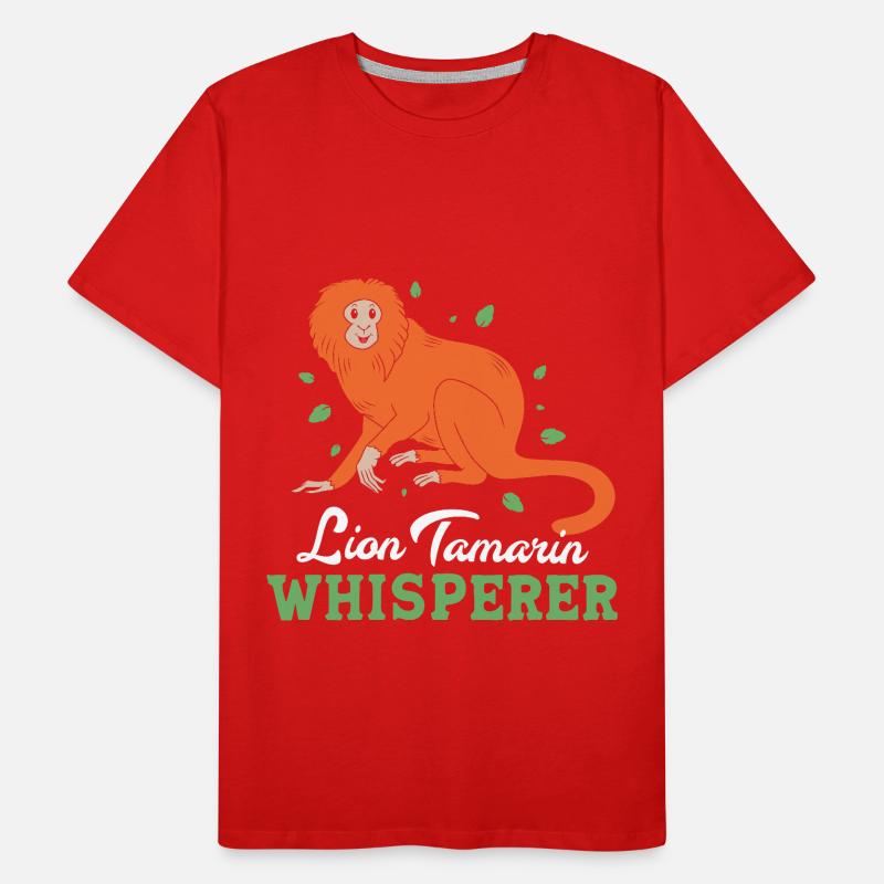 Tamarin Monkey Monkey Monkey Monkey Face Men's Premium Organic T-Shirt