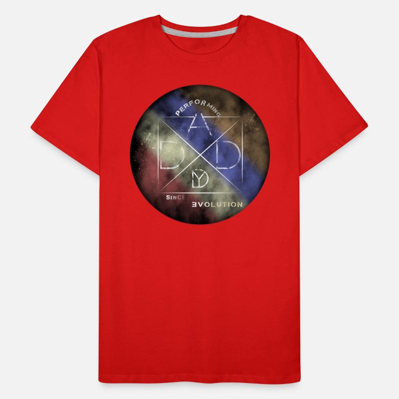 Performing Daddy Evolution Männer Premium Bio T-Shirt
