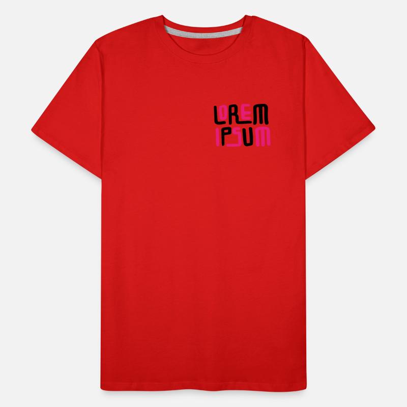 Lorem Ipsum Men's Premium Organic T-Shirt