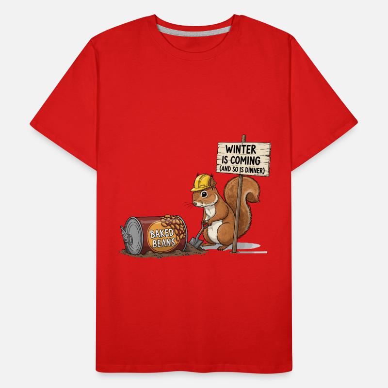 Cooles Eichhörnchen Männer Premium Bio T-Shirt