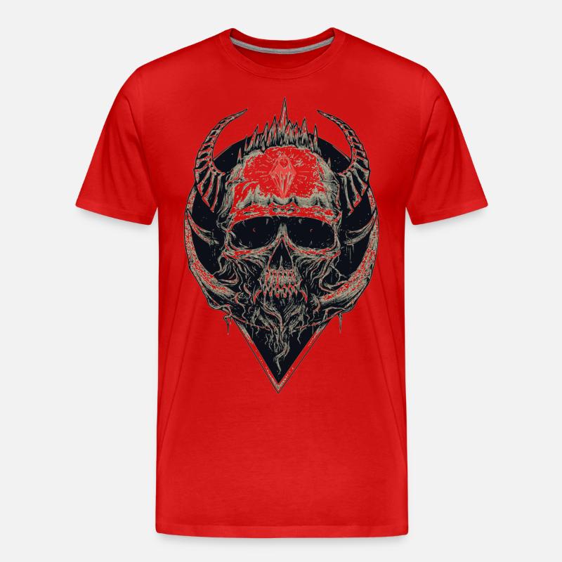 ROCK COLLECTION 2017 - Männer Premium Bio T-Shirt - Rot
