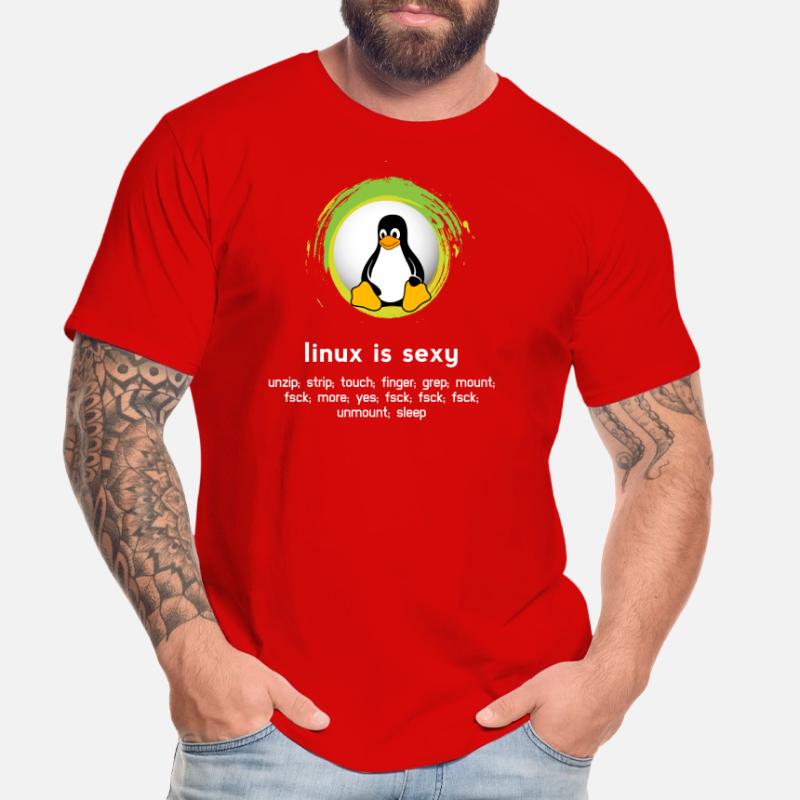 Computer System Penguin Nerd pc inside code admin Men's Premium Organic T-Shirt