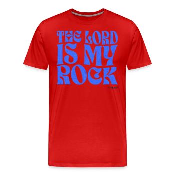 Christentum Christlicher Bibelvers - Männer Premium Bio T-Shirt - Rot - Vorne - Damien (186cm)