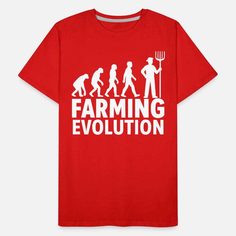 Farming Evolution Agriculture Men's Premium Organic T-Shirt