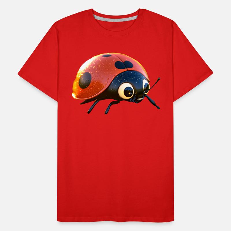 Ladybug Ladybug Insects Colorful Cute Ladybugs Men's Premium Organic T-Shirt