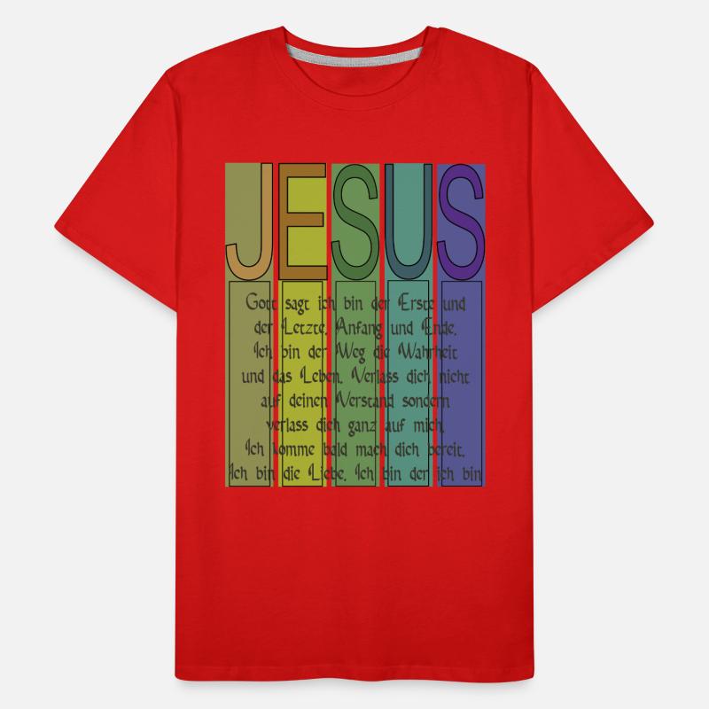 Jesus ich bin der ich bin Männer Premium Bio T-Shirt