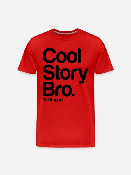 coolstorybro - Men's Premium Organic T-Shirt - red