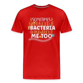 Microbiologist Microbiology Lab Staph Biology - Männer Premium Bio T-Shirt - Rot - Vorne - Damien (186cm)