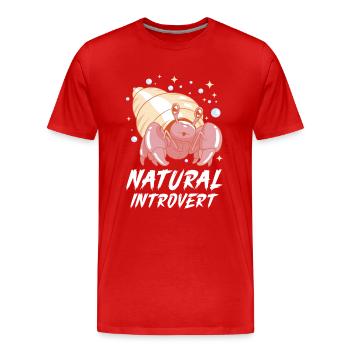 Hermit Crab Crabbing Crab Whisperer Crab Hunting - Männer Premium Bio T-Shirt - Rot - Vorne - Damien (186cm)