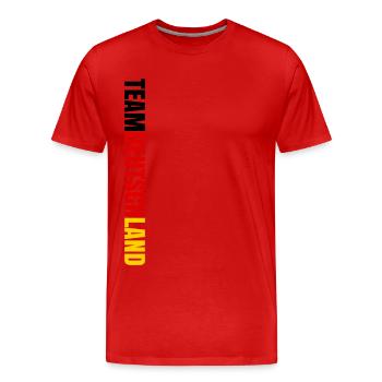 TEAM GERMANY - TEAM - PARTICIPANTS - GER - Men's Premium Organic T-Shirt - red - Front - Damien (186cm)