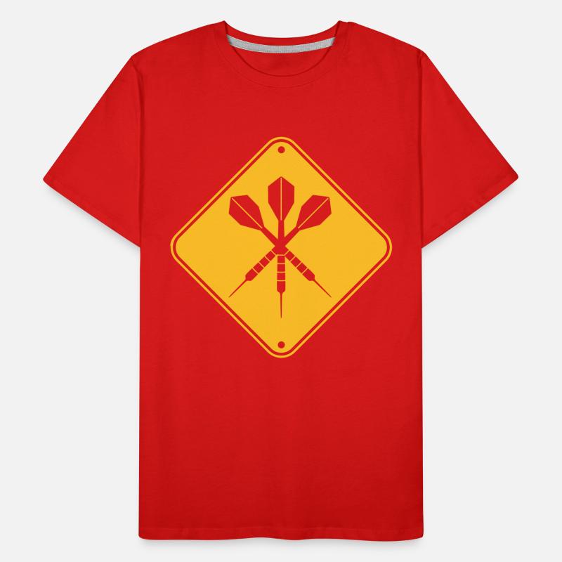 note warning sign caution caution zone ticket Men's Premium Organic T-Shirt
