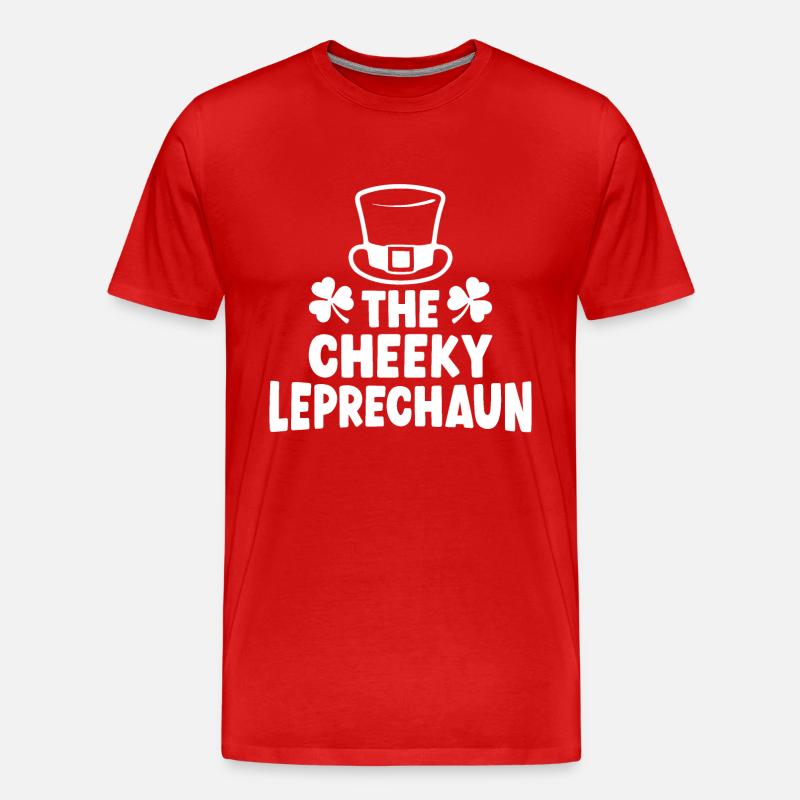 Der freche Kobold - Männer Premium Bio T-Shirt - Rot