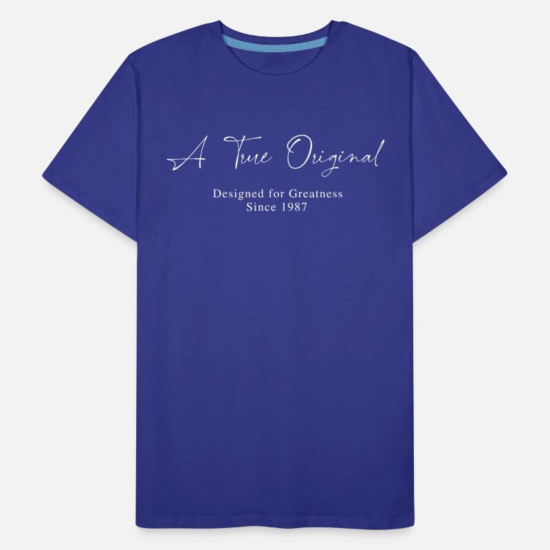 A true original since 1987 birthday vintage Men's Premium Organic T-Shirt