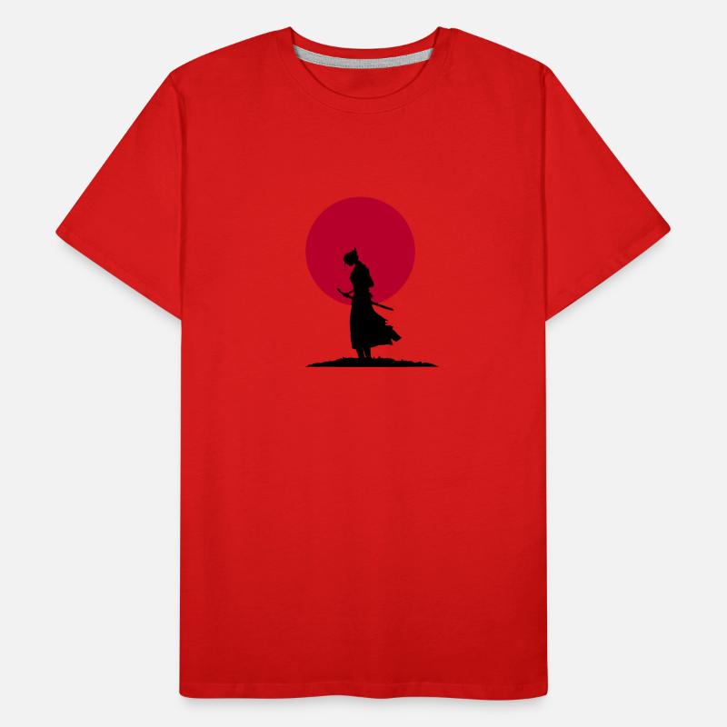 Samurai and Sun Men's Premium Organic T-Shirt