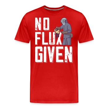 Welder outfit for welders - Men's Premium Organic T-Shirt - red - Front - Damien (186cm)
