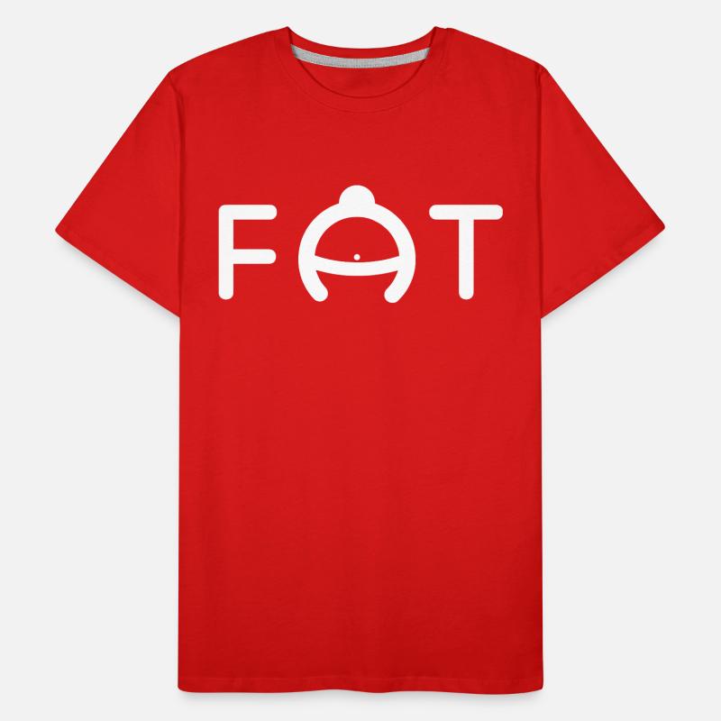 Fat Men's Premium Organic T-Shirt