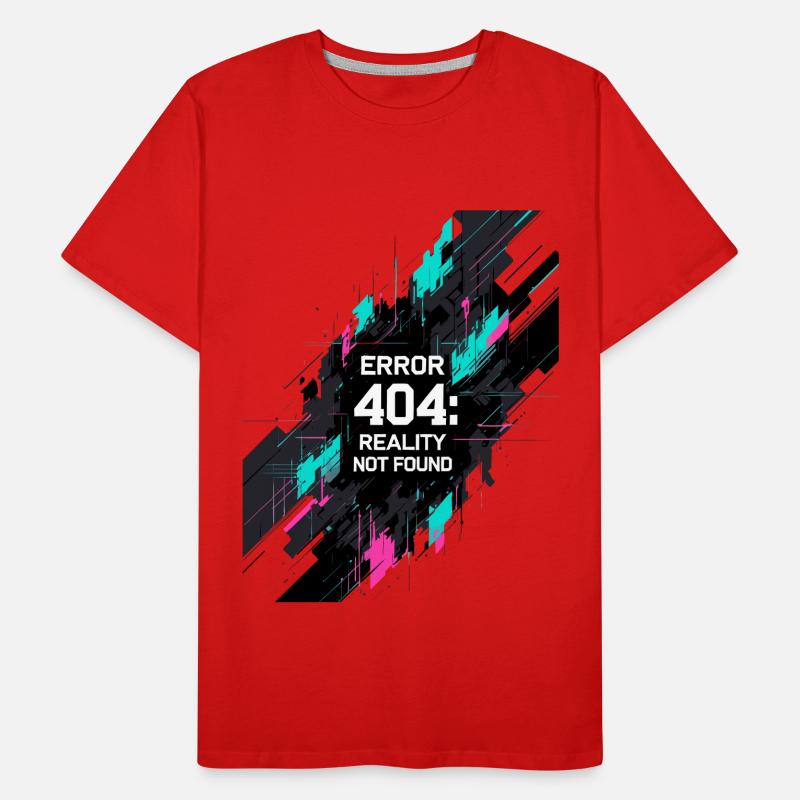 Error: Reality not found Men's Premium Organic T-Shirt
