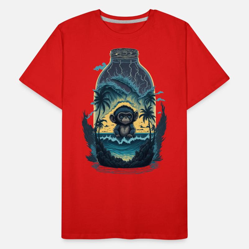Monkey Men's Premium Organic T-Shirt
