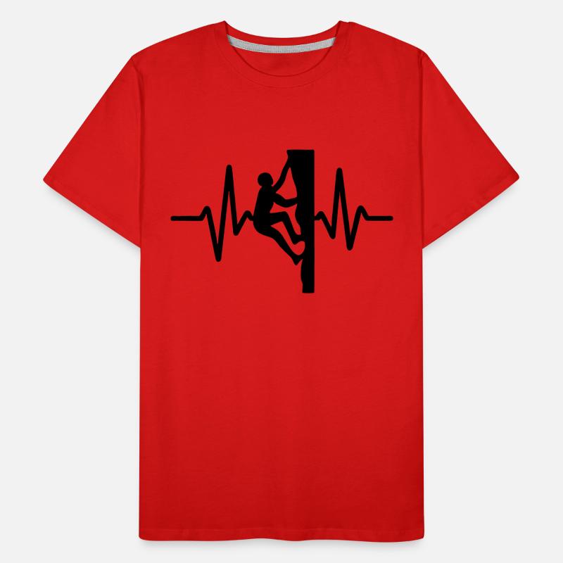 Accélération du rythme cardiaque T-shirt bio Premium Homme