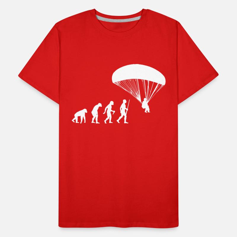 Paragliding Evolution Männer Premium Bio T-Shirt