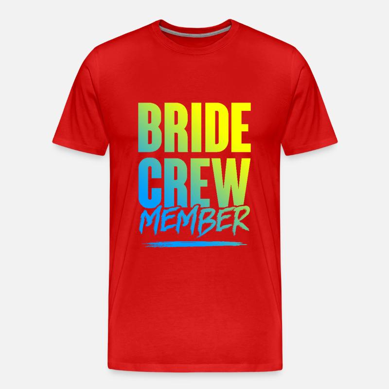 Bride Crew - Männer Premium Bio T-Shirt - Rot