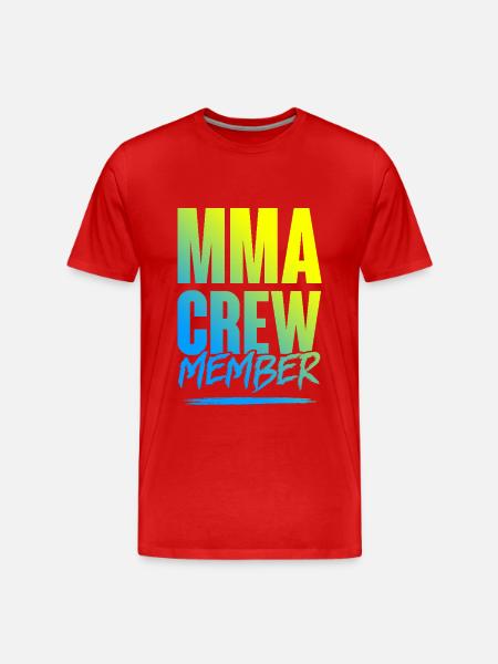 Mma Crew - Men's Premium Organic T-Shirt - red
