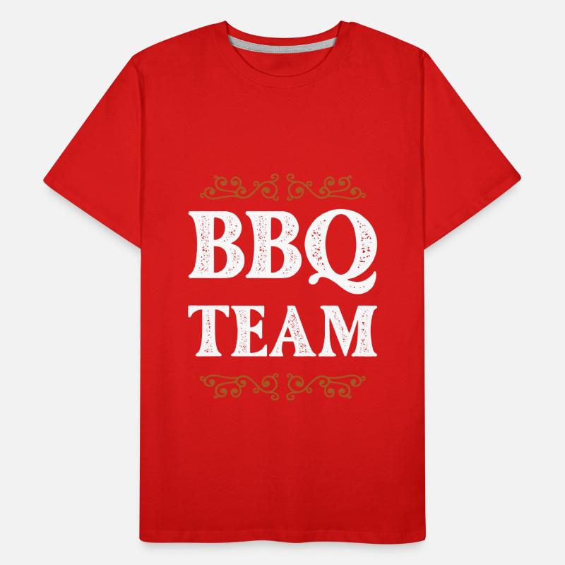 Équipe de barbecue T-shirt bio Premium Homme