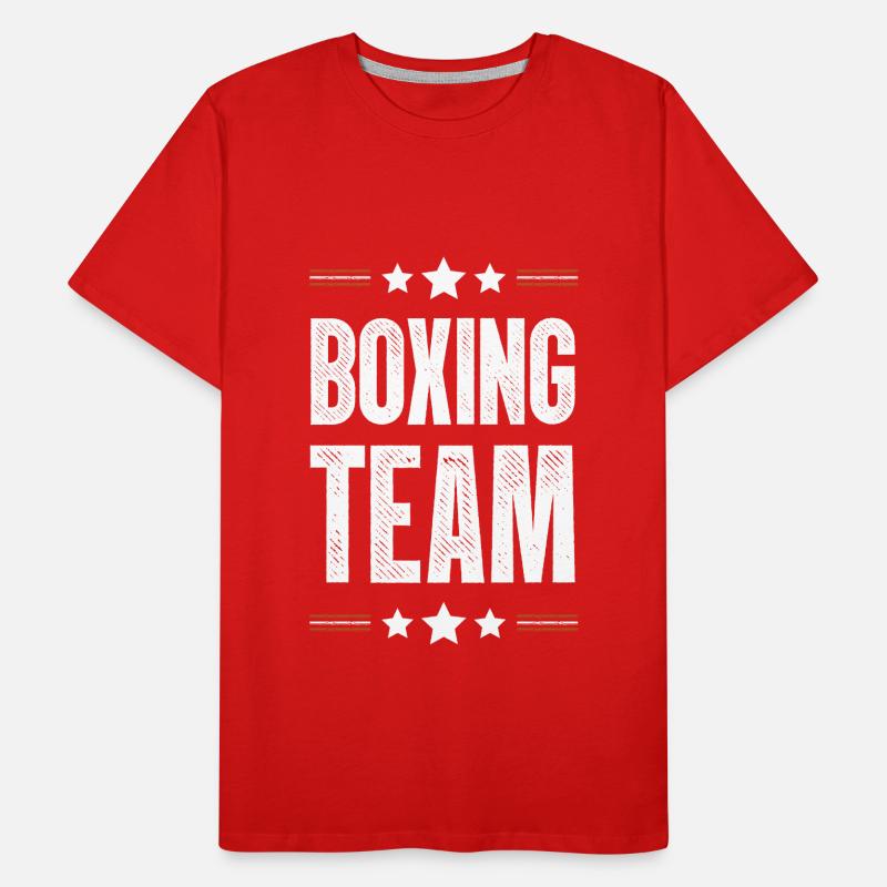 Équipe de boxe T-shirt bio Premium Homme
