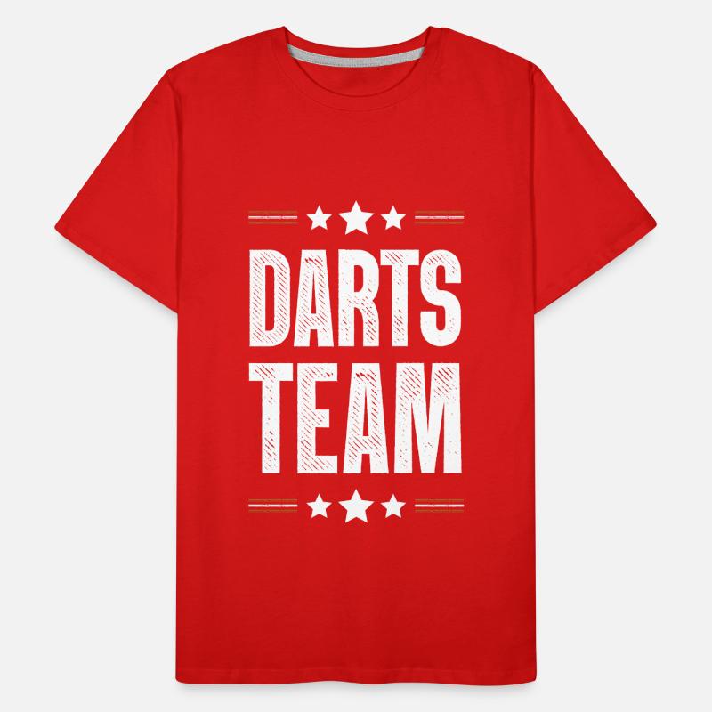 Équipe de fléchettes T-shirt bio Premium Homme
