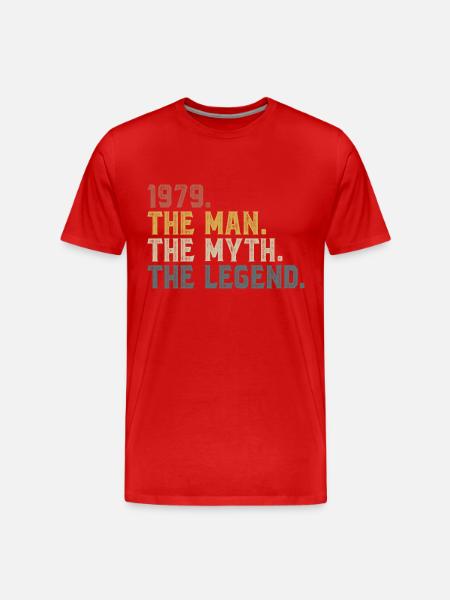 1979 Man Myth Legend - Men's Premium Organic T-Shirt - 