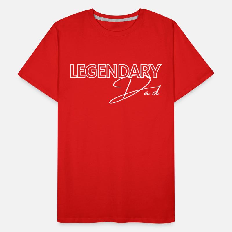 Legendäres Vatertagsgeschenk Männer Premium Bio T-Shirt