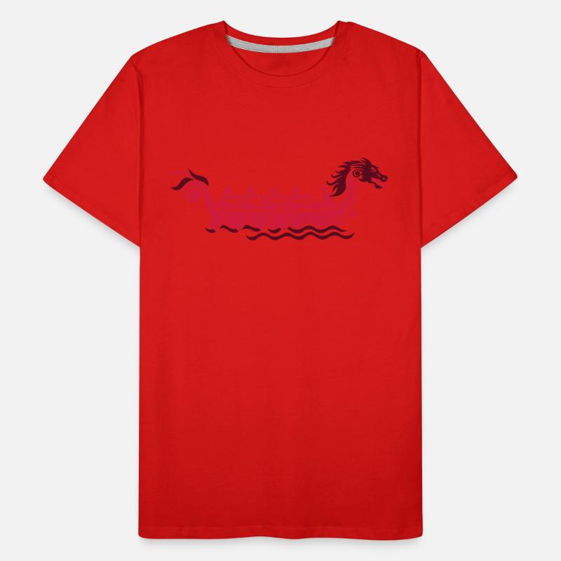 Drachenboot Männer Premium Bio T-Shirt