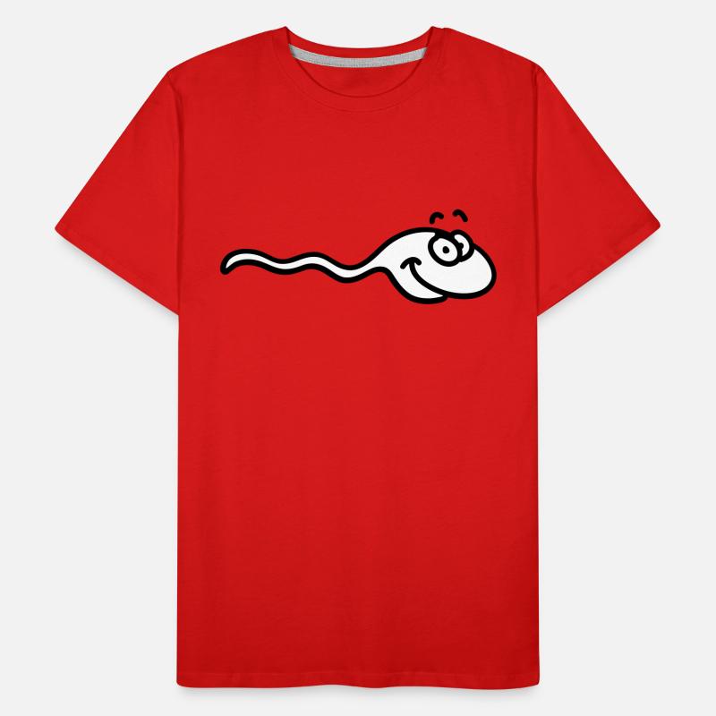 Sperma Männer Premium Bio T-Shirt