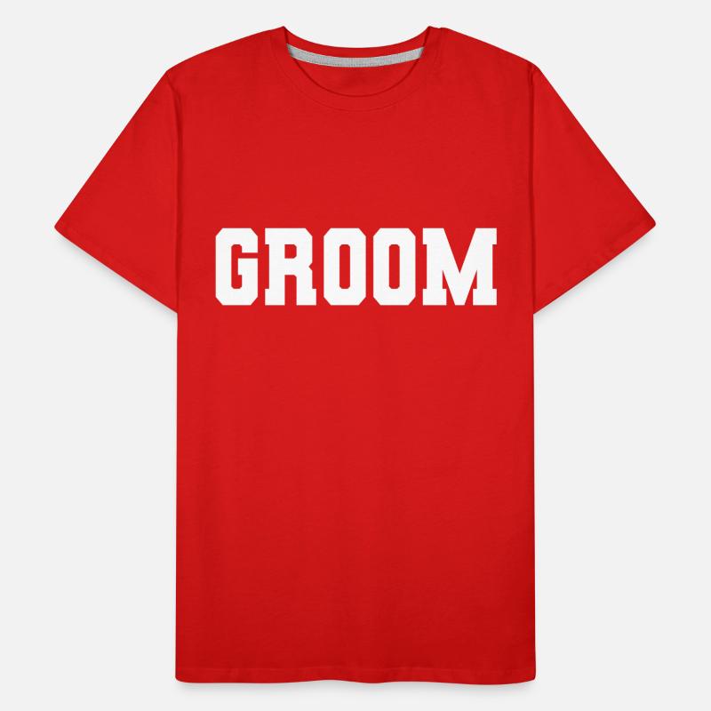 Bräutigam - Ehemann zu sein, Hochzeitsfeier Geschenk Männer Premium Bio T-Shirt