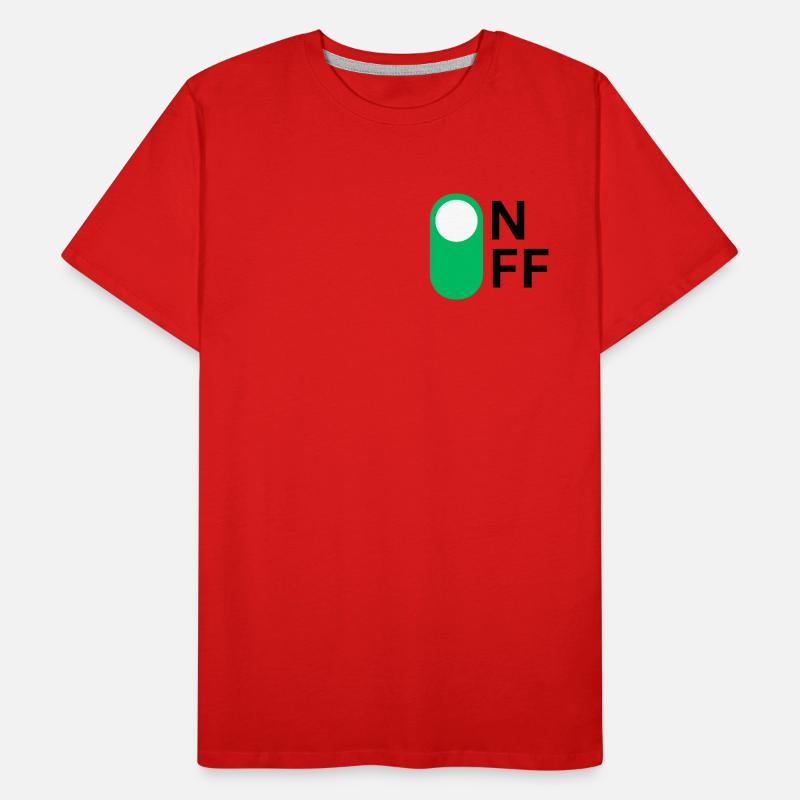 ON/OFF mode Men's Premium Organic T-Shirt