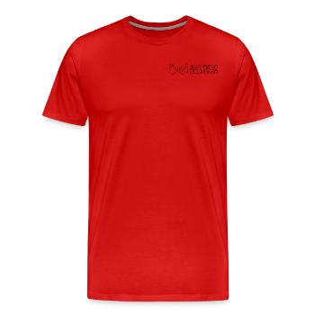 Best Frero Del Mundo | Design Frère Soeur Cadeau - T-shirt bio Premium Homme - rouge - Devant - Damien (186cm)