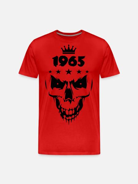 Skull (1965) - Men's Premium Organic T-Shirt - red